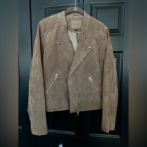 Blank NYC | Tan Suede Leather Jacket